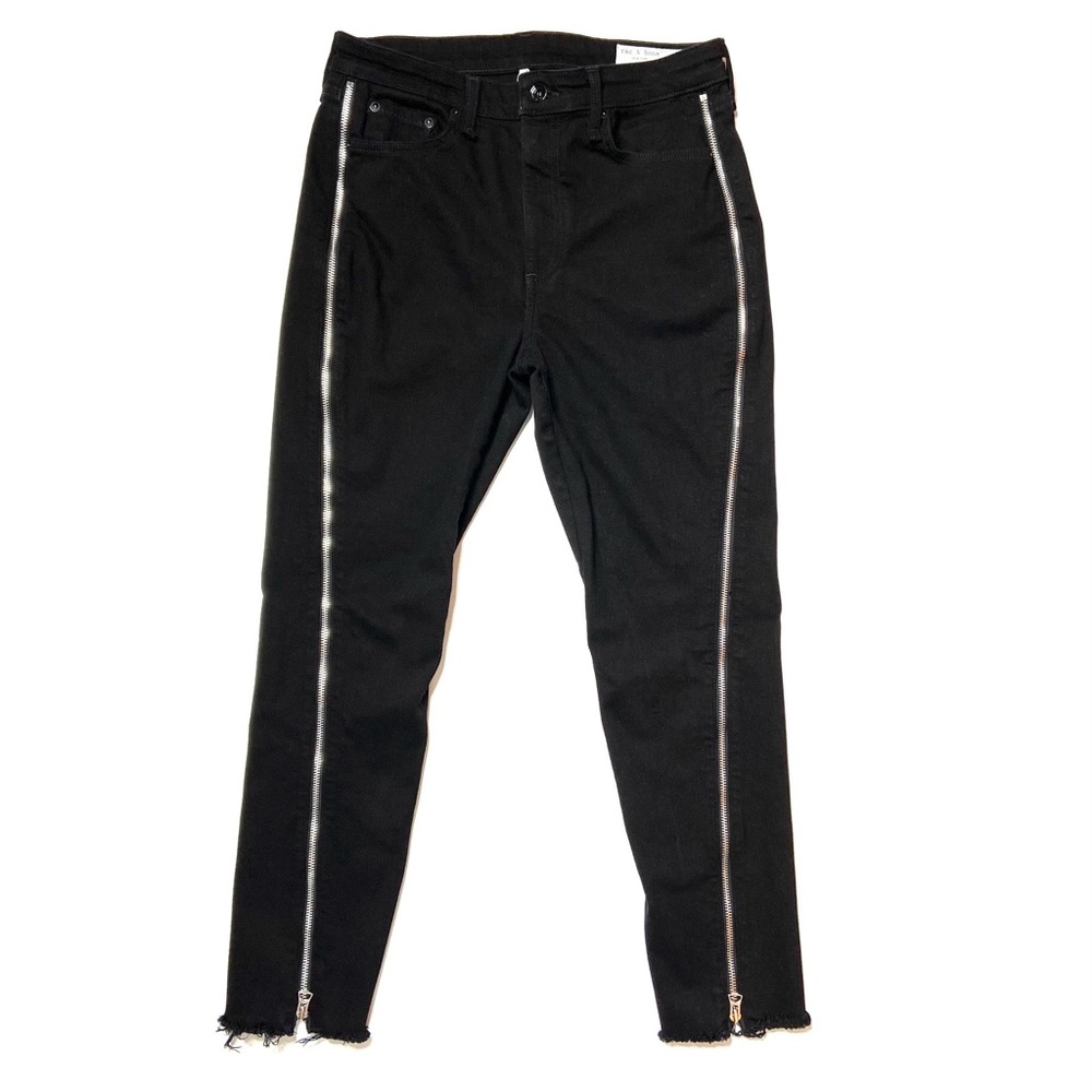 RAG & BONE Nina High Rise Skinny With Zips Jean